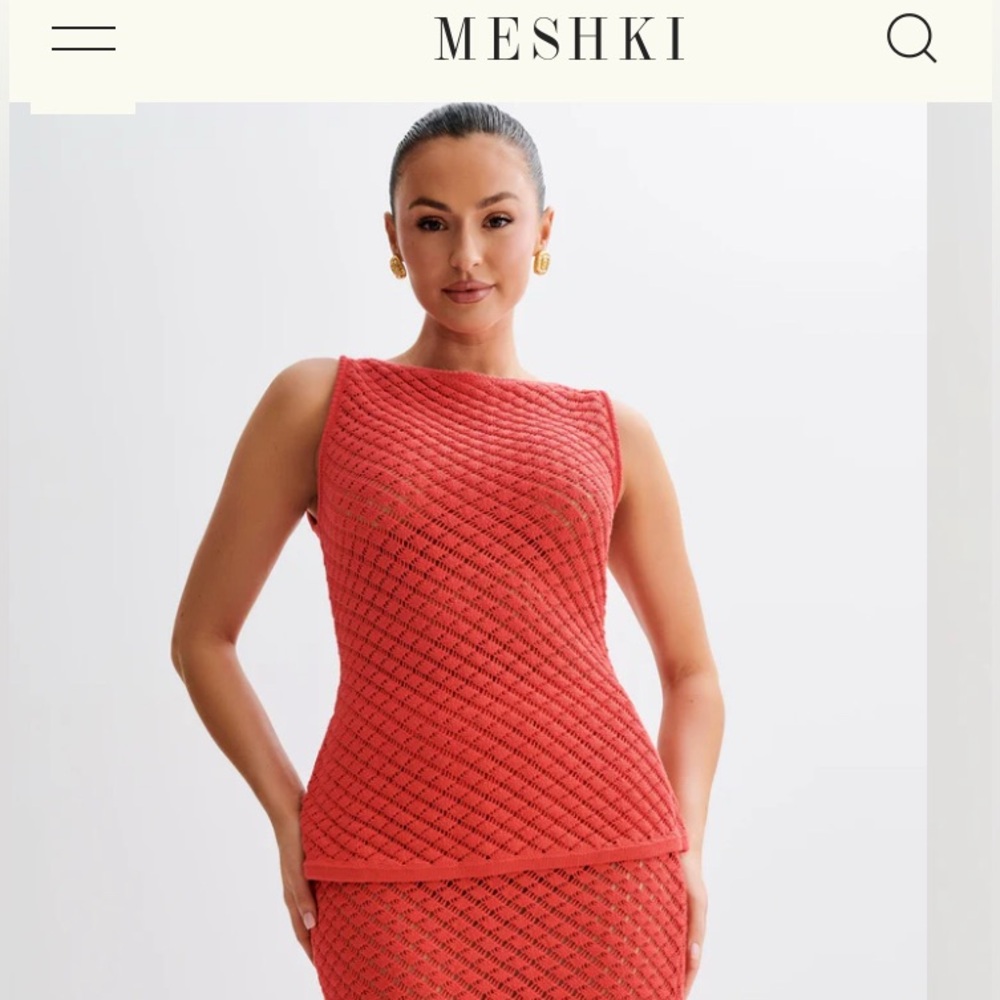 Meshki Guiliana Sleeveless Knit Top